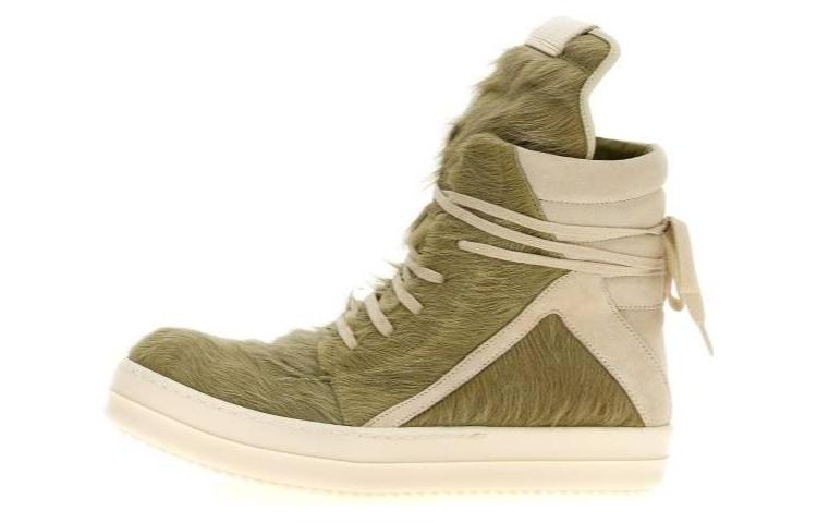 

RICK OWENS /RO Geobasket Высокие кроссовки для скейтбординга, мужские, зеленые