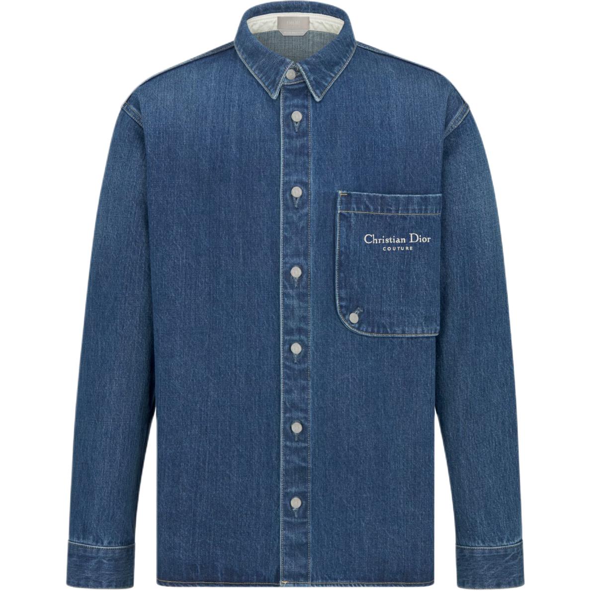 

Куртка-рубашка Christian Dior Couture мужская синяя