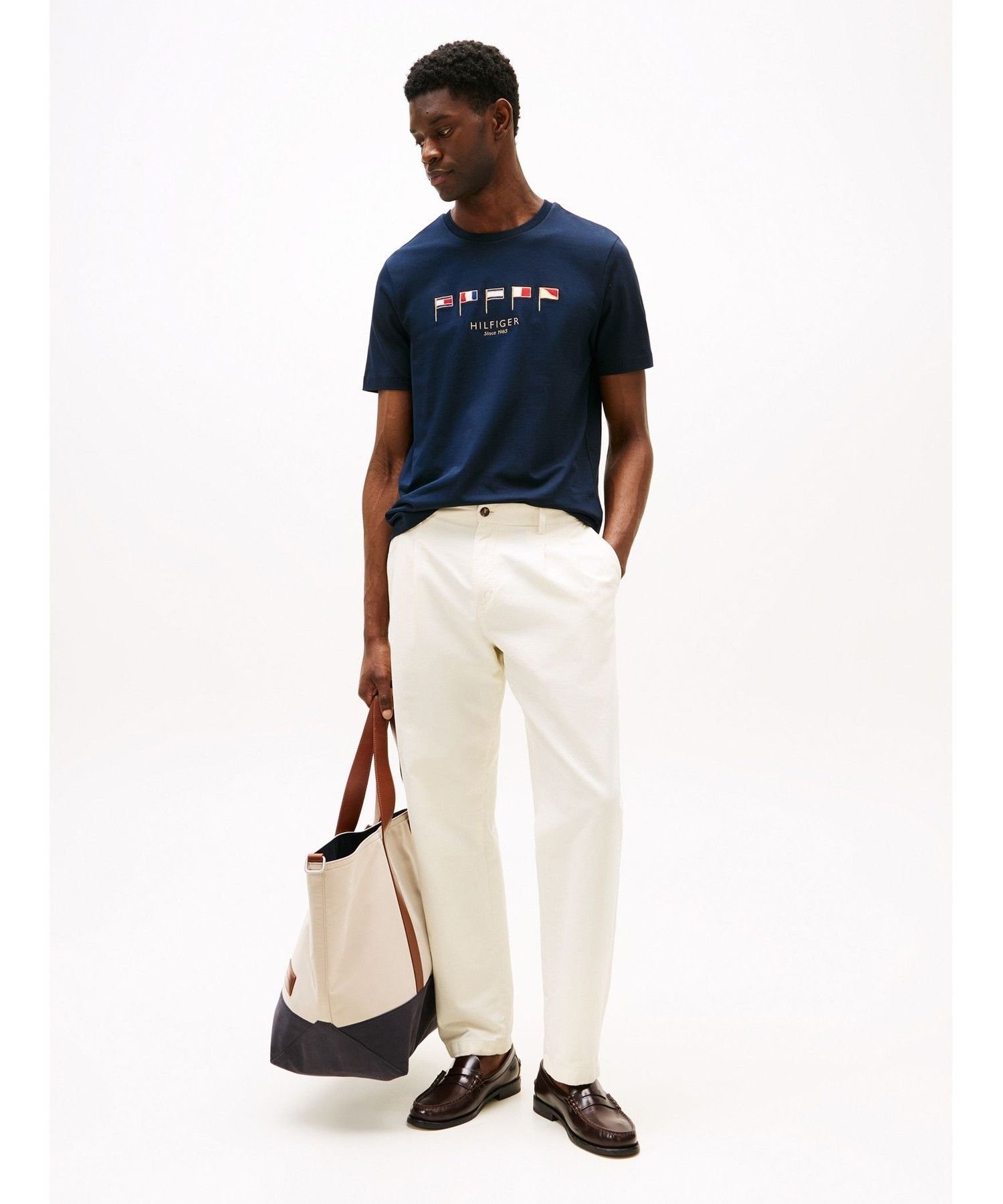 Футболка Hilfiger Multi-Flag TOMMY HILFIGER, Blue D03 — фото 4