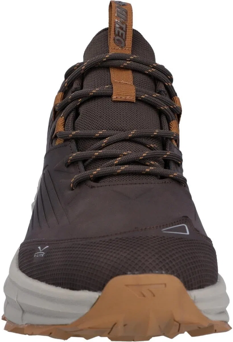Мужские походные кроссовки HI-TEC Fuse Trek, Chocolate Brown Timber Wolf — фото 3