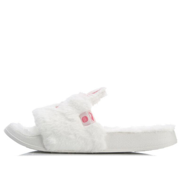 Тапочки x line friends cony slides Li-Ning, белый