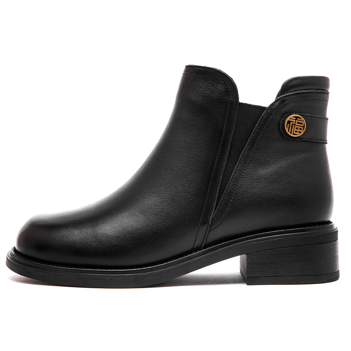 Ботильоны женские 4 см Conley bird, Black (Unlined)