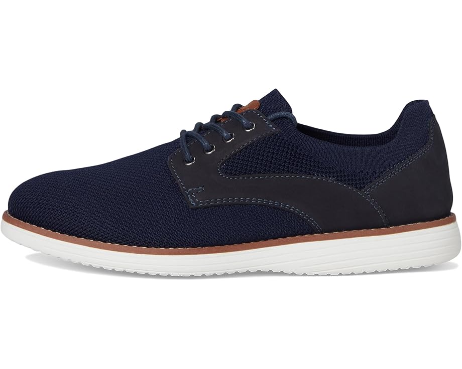 Детские оксфорды Johnston & Murphy Upton Knit Plain Toe (Little Kid/Big Kid) Johnston & Murphy Kids, Navy Knit — фото 4
