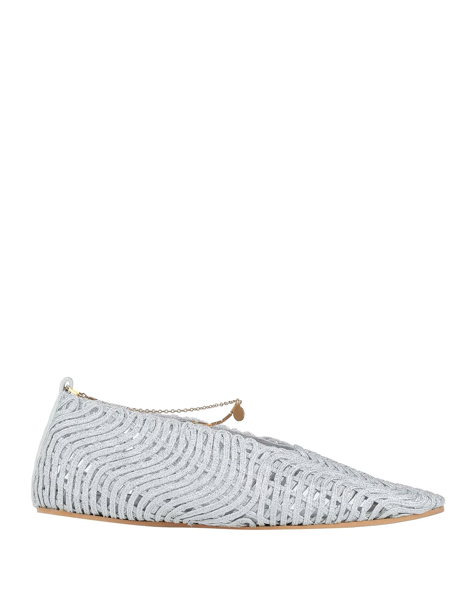 Балетки Stella Mccartney, серебряный