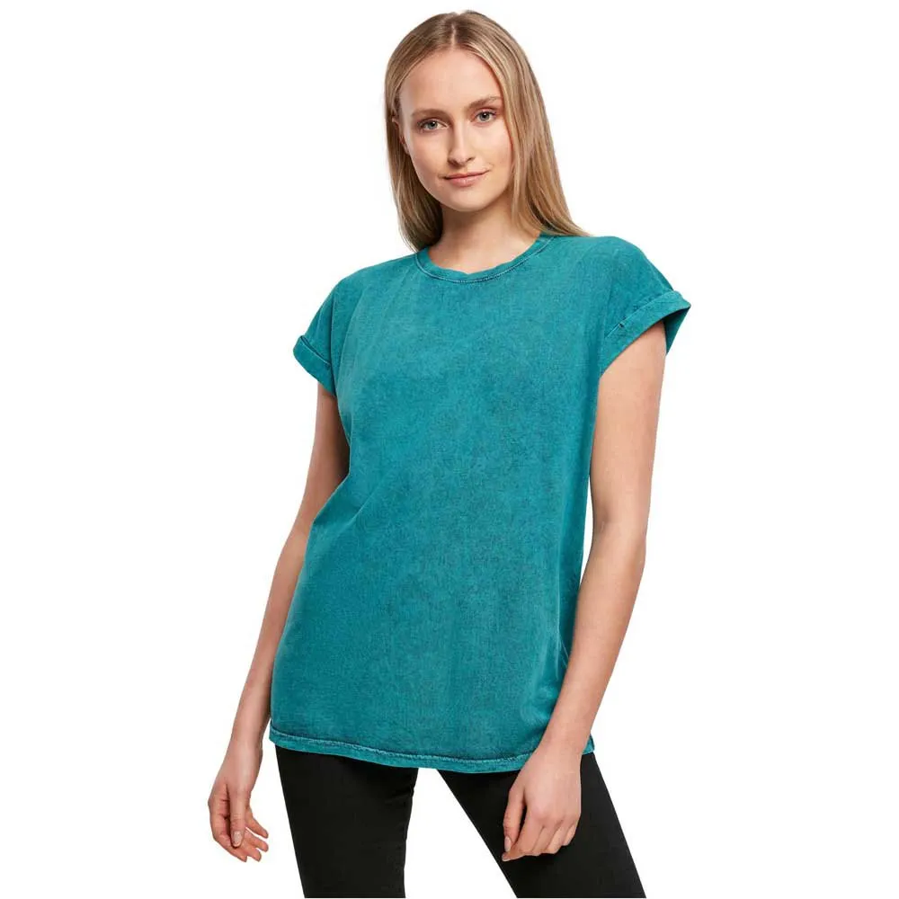 

Футболка с коротким рукавом Build Your Brand Acid Washed Extended, синий