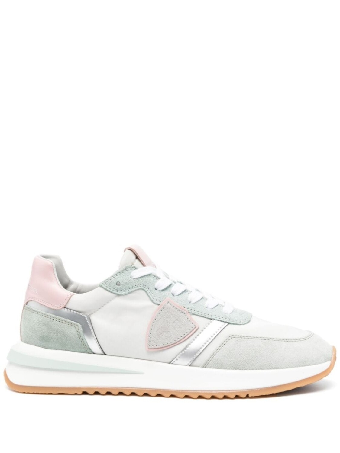 

Кроссовки Philippe Model Tropez 2.1 Lace-up, белый/светло-розовый/светло-зеленый