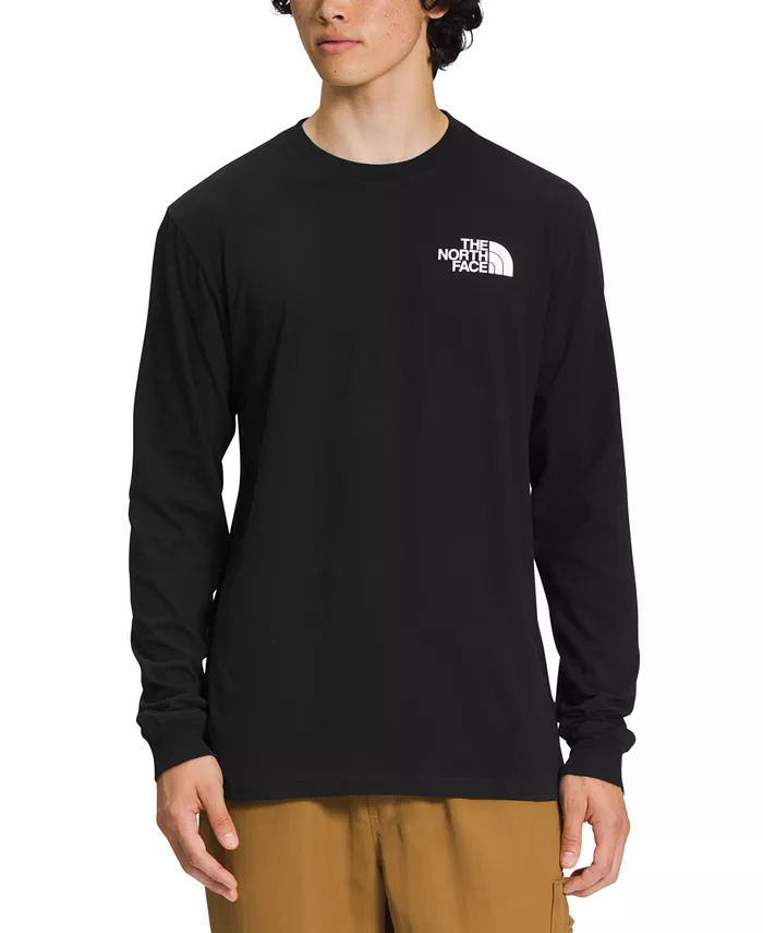 

Мужская футболка с длинным рукавом Box NSE Standard-Fit с логотипом The North Face, черный