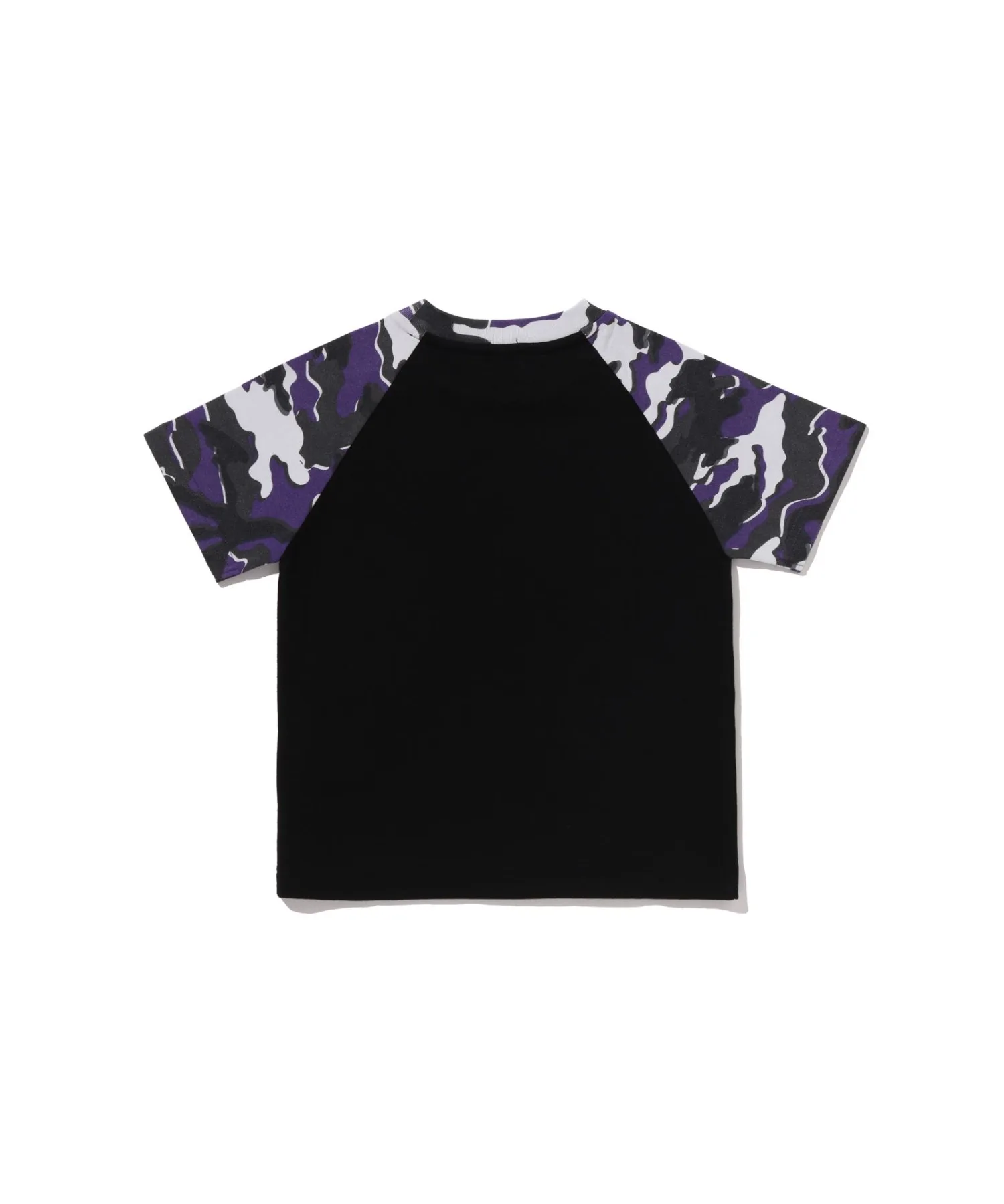Детская футболка A BATHING APE GLITCH WOODLAND CAMO с камуфляжным принтом белая — фото 3