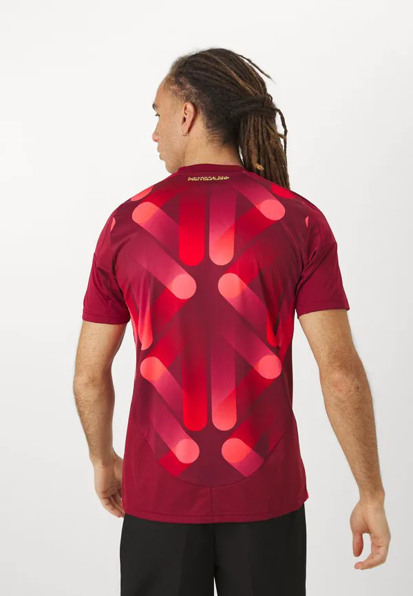 Футболка сборной германии с гостевым принтом Adidas Performance, Team Coll Burgundy — фото 4