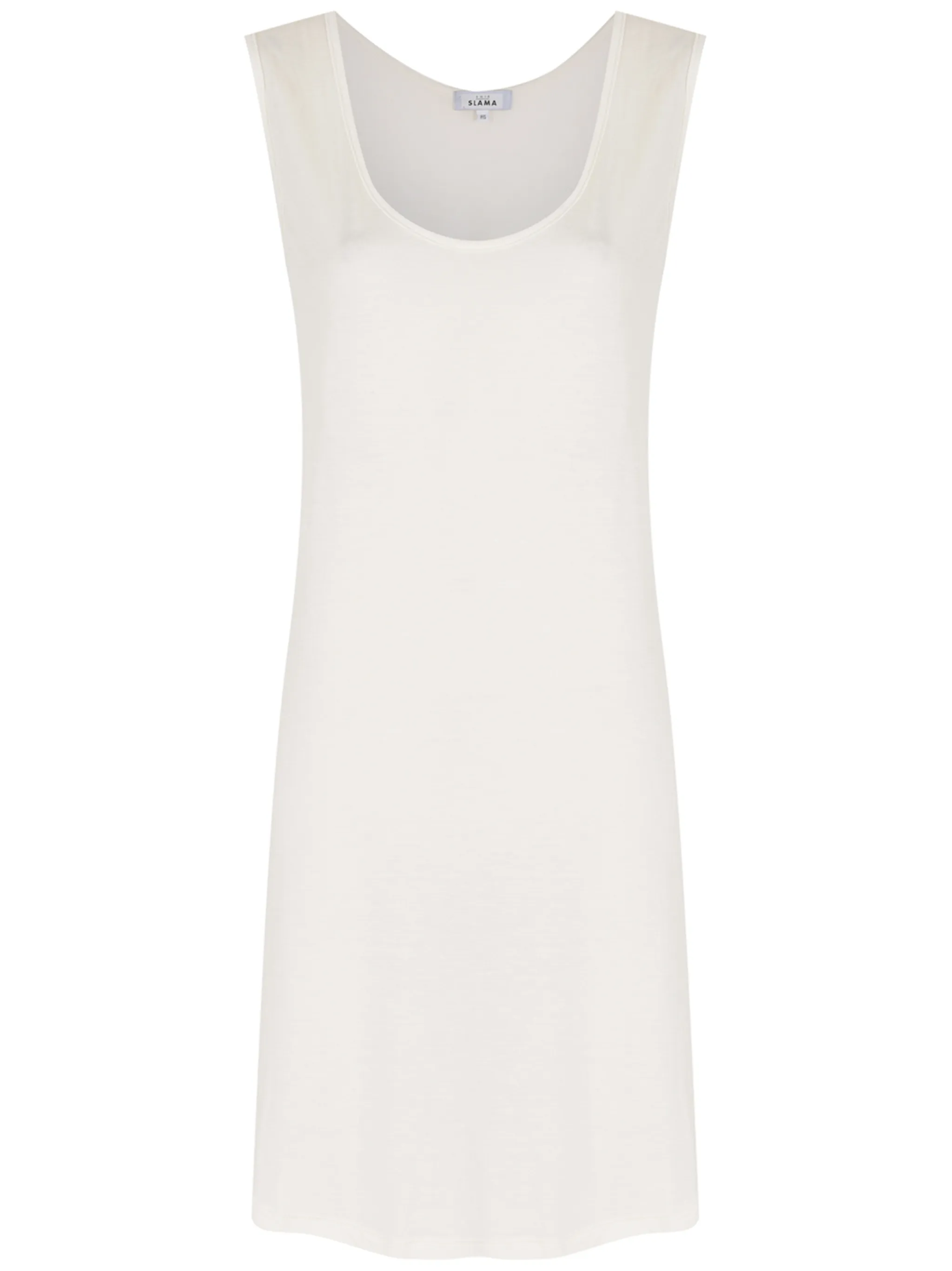 

Платье-футболка без рукавов Amir Slama, белый