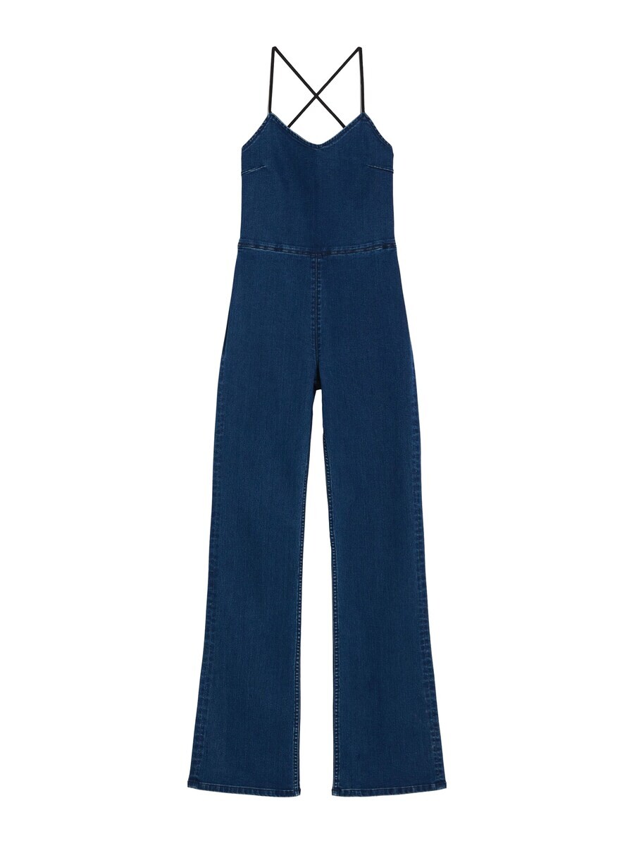 

Комбинезон Bershka Jumpsuit, синий деним