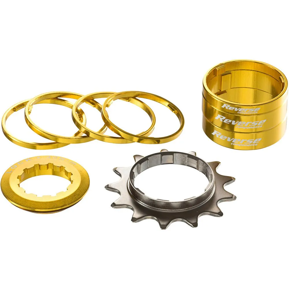 

Велокассета Reverse Components HG Single Speed, золотой