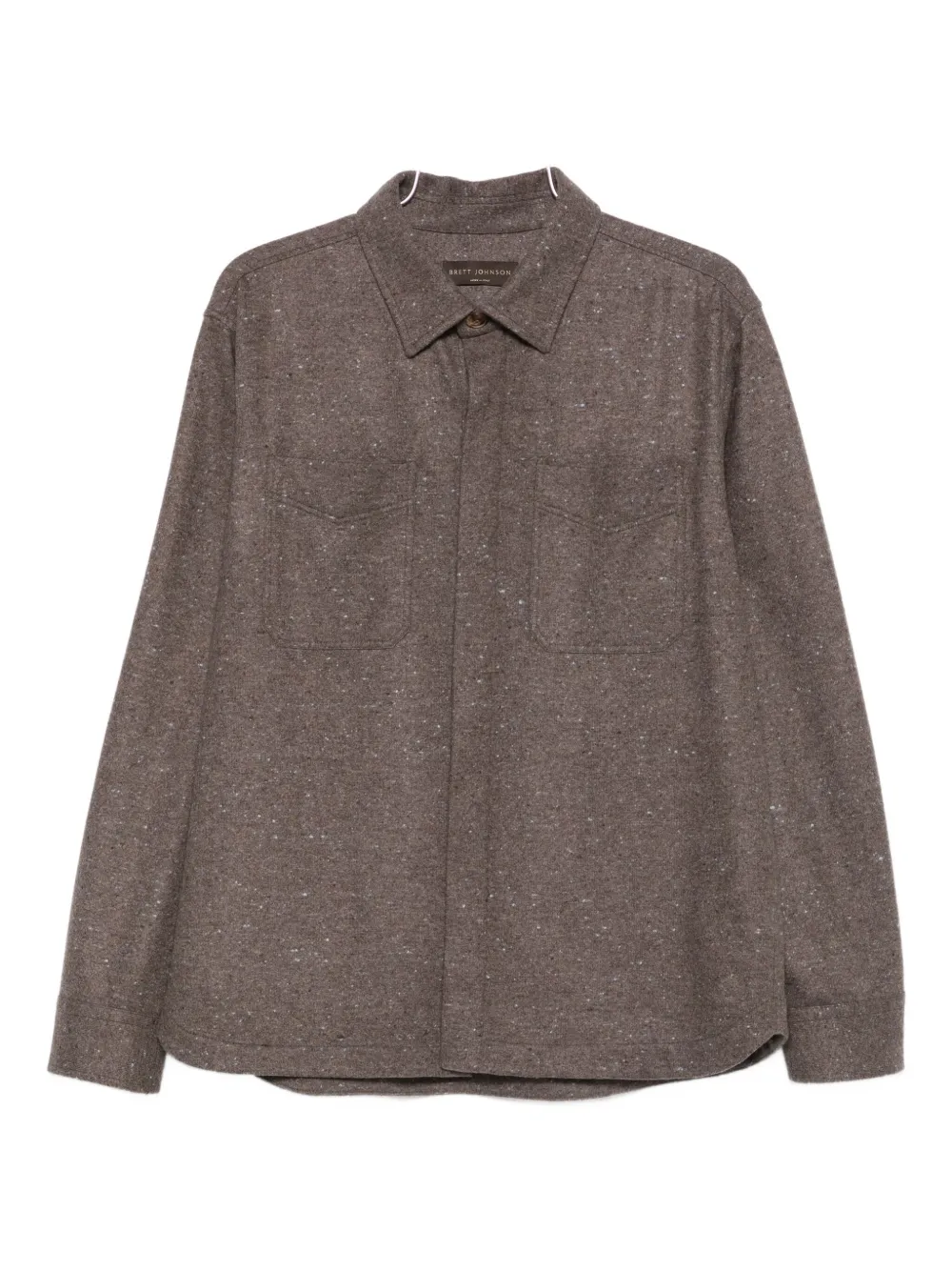 

Кашемировая рубашка-куртка Brett Johnson, коричневый
