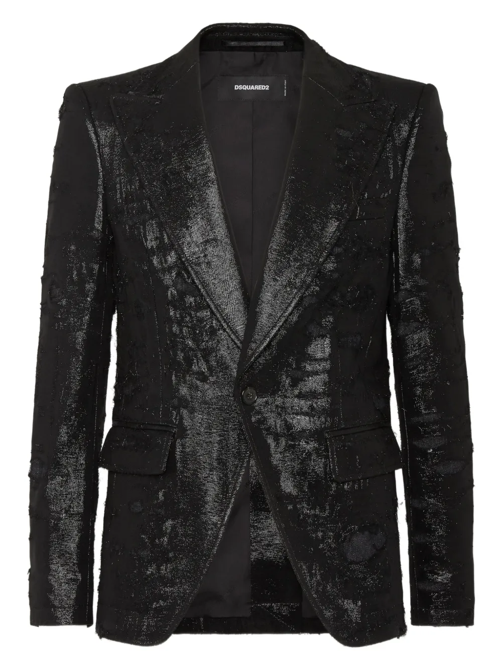 

Блейзер с заостренными лацканами DSQUARED2, черный