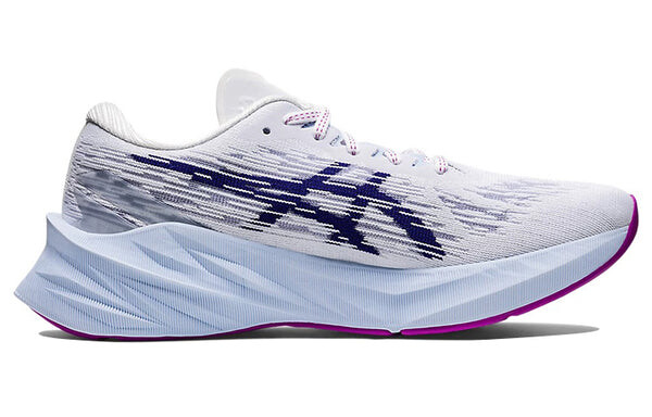 Кроссовки novablast 3 Asics, белый/фиолетовый — фото 2