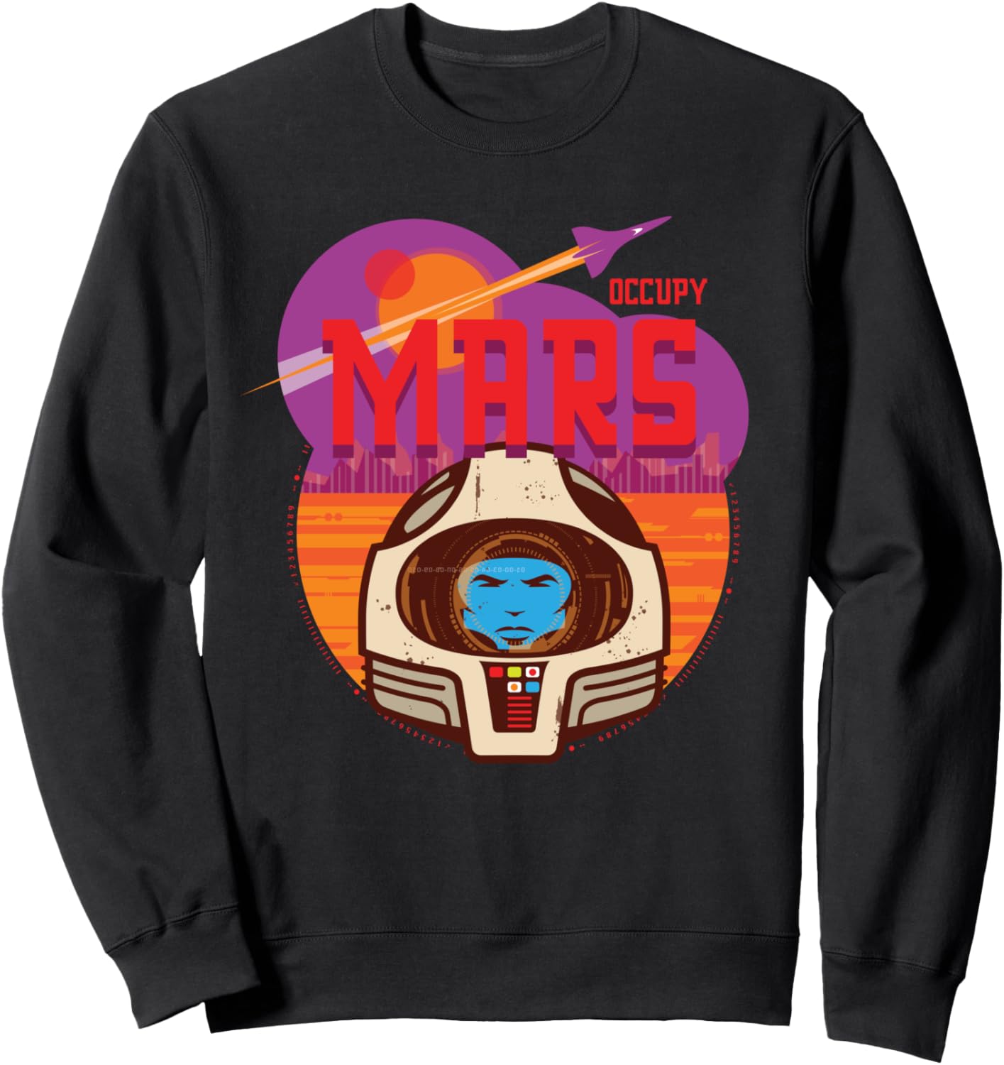 

Толстовка Occupy Mars Dgavisuals, черный