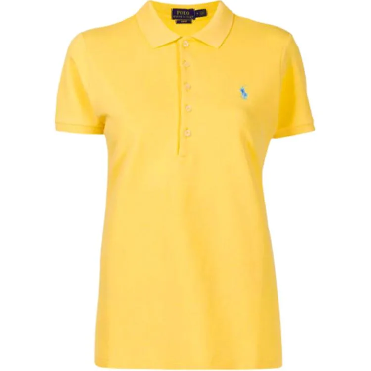 Женская поло Polo Ralph Lauren, желтый