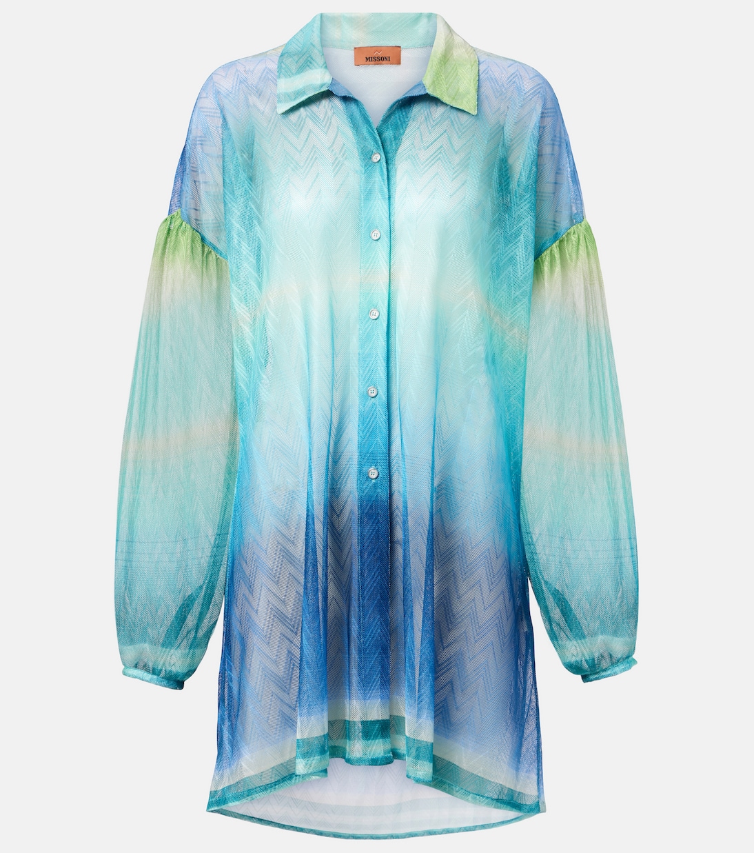 

Рубашка Zig Zag Missoni, Blue and green gradient