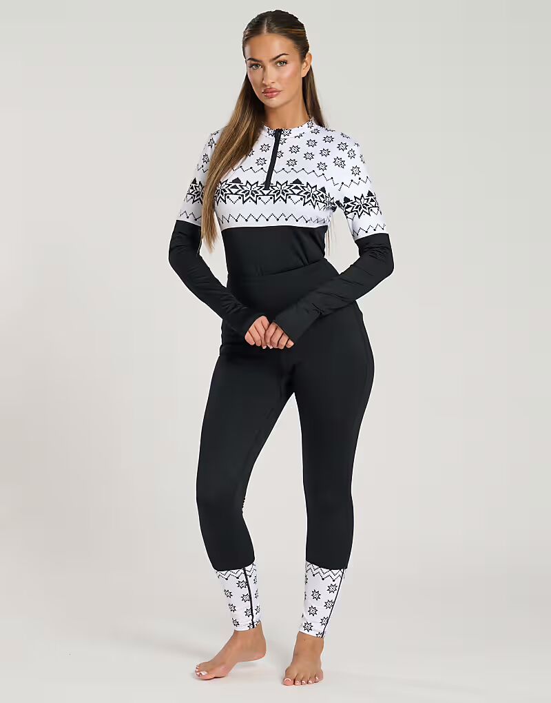 

Леггинсы South Beach Base Layer черного цвета