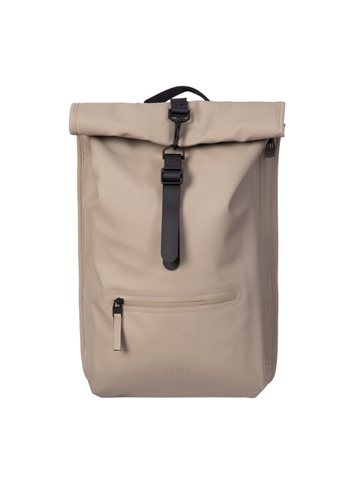 

RAINS Рюкзак-роллтоп W3 бежевого цвета