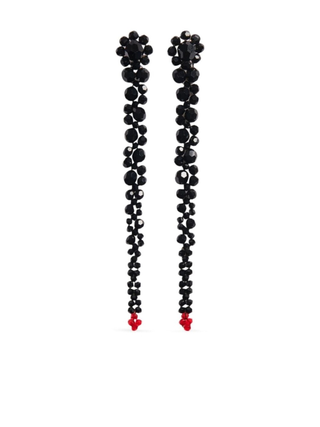 

Серьги Ombre Drip Simone Rocha, черный