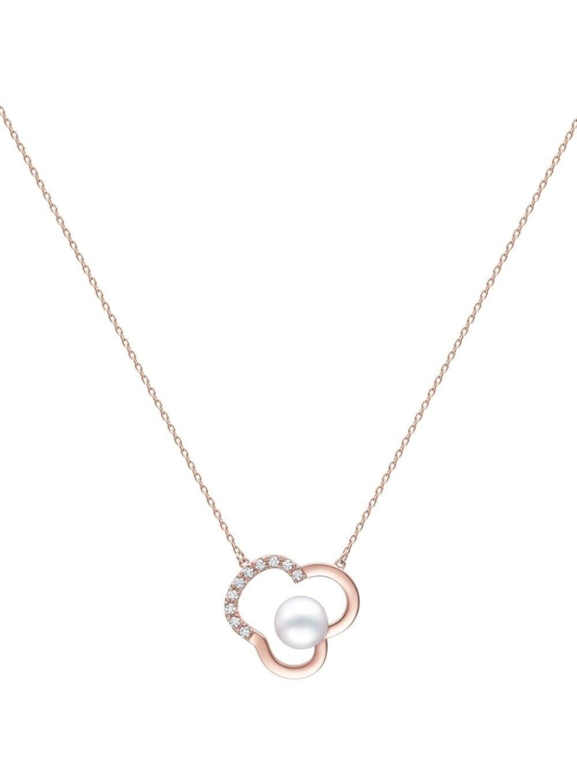 

Колье Chants Akoya из розового золота с жемчугом и бриллиантами TASAKI, розовый