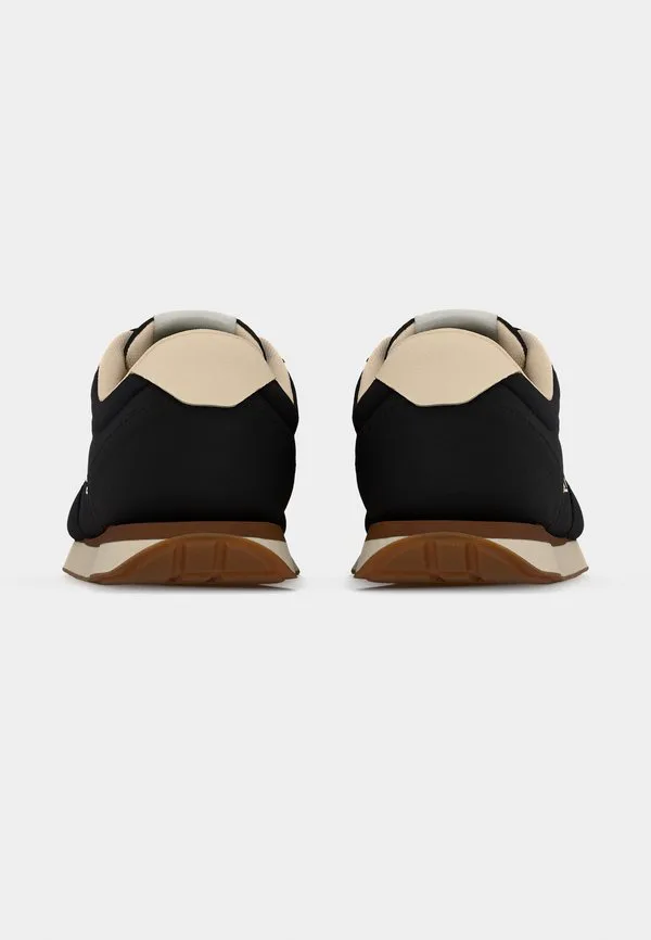 Ретро кроссовки для бега Calvin Klein Jeans, Black/Light Cashew — фото 4