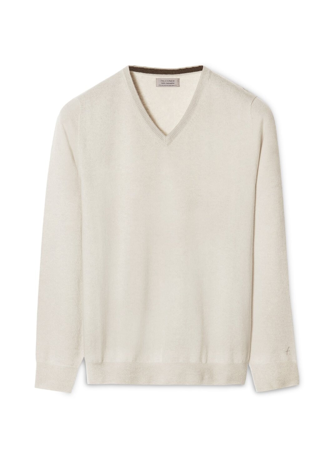 

Джемпер ULTRASOFT V-NECK Falconeri, молочный