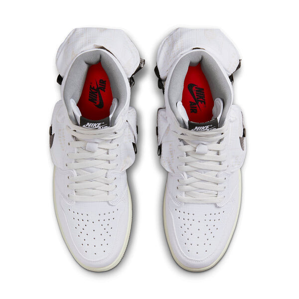Кроссовки 1 Utility высокие Air Jordan, белый — фото 4