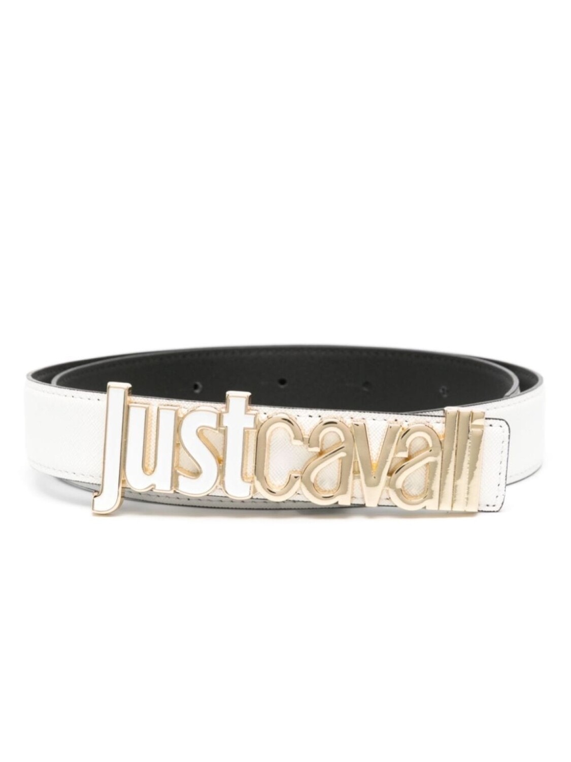 

Just Cavalli ремень с логотипом, белый