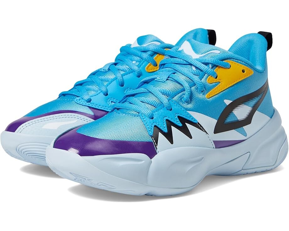 

Кроссовки PUMA Kids Puma Kids Genetics Basketball Sneaker, цвет Luminous Blue/Icy Blue
