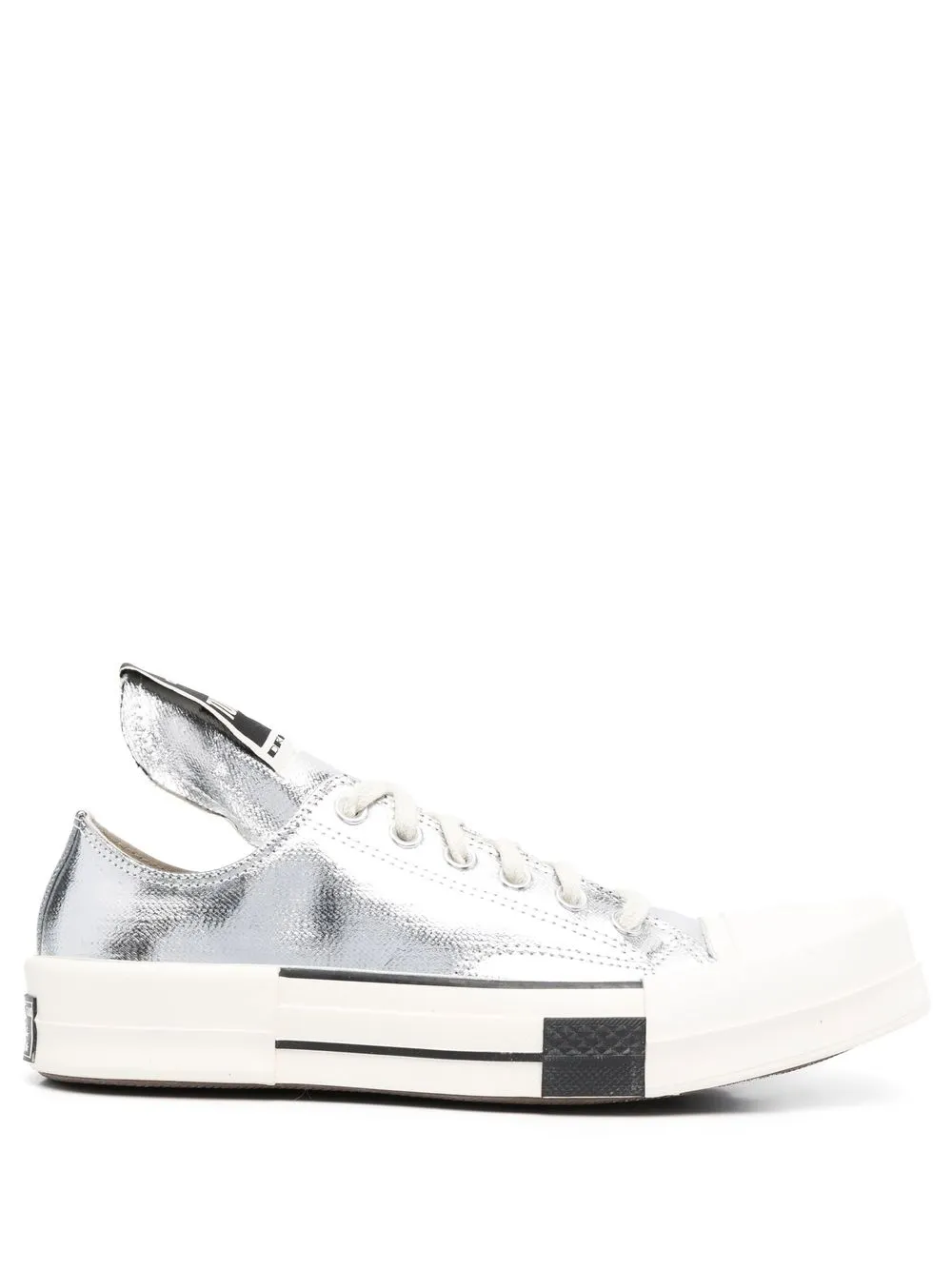

Кеды Turbodrk Chuck 70 Converse x Drkshdw x Rick Owens, серебяный