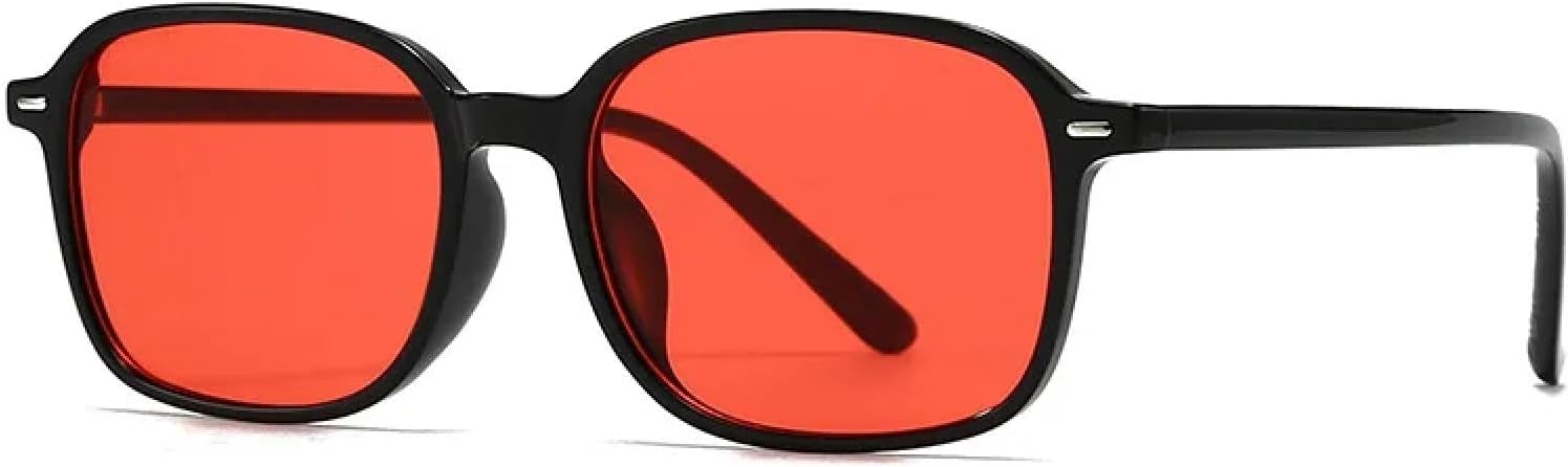 

Винтажные мужские солнцезащитные очки, модные, с леопардовым принтом, цвета шампанского, с защитой от УФ-излучения UV400, женские в стиле панк с заклепками VVTWSSW, C2 Black Red