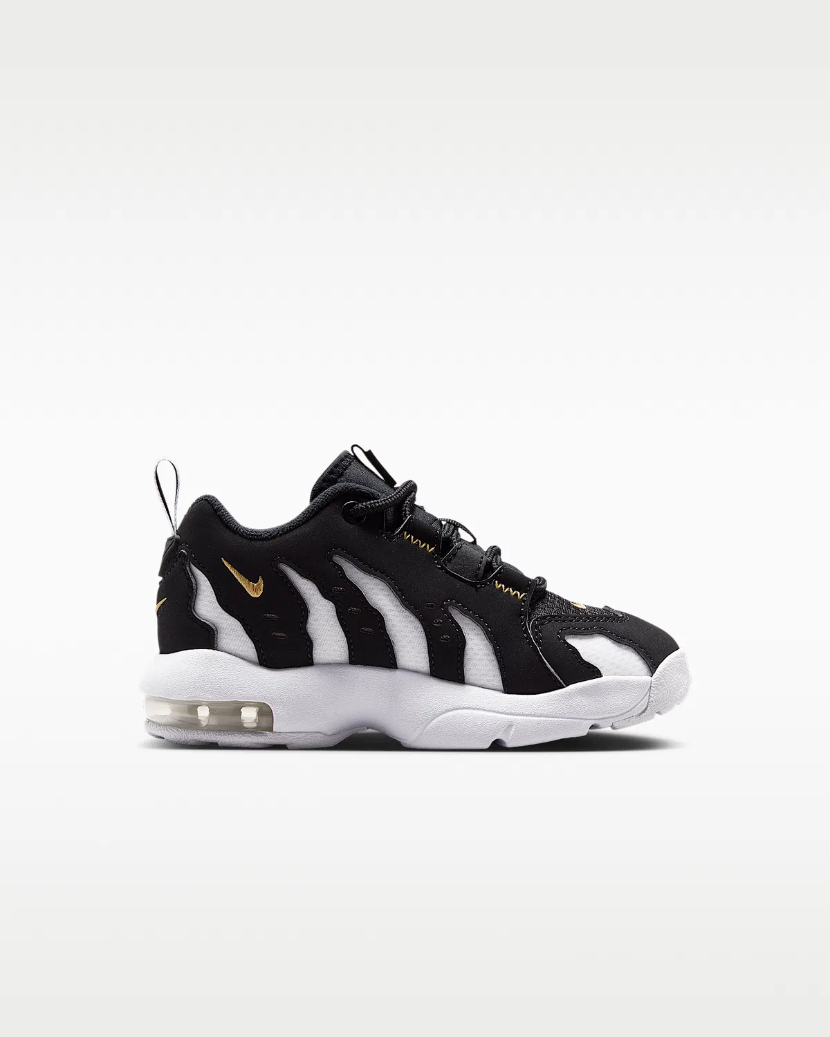 Детские кроссовки Nike Air DT Max '96 Low, Black/White/Metallic Gold — фото 3