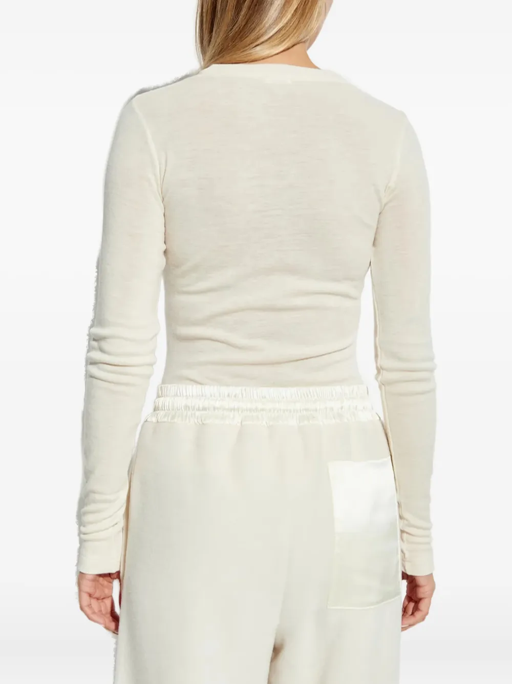 Лонгсливы (набор из двух штук) Jil Sander, нейтральный — фото 3