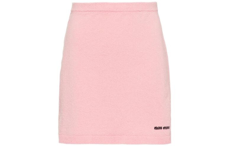 

Юбка повседневная женская розовая Miu Miu