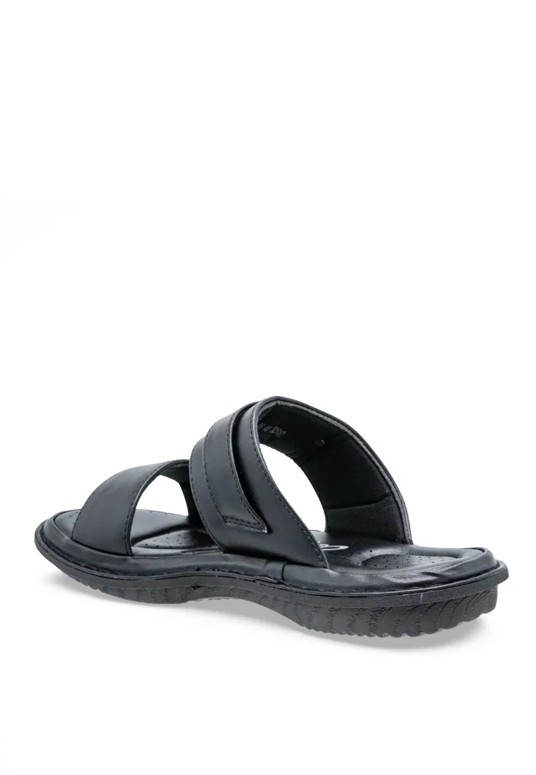 Мужские сандалии, slip-on, искусственная кожа, модель 260141275 Louis Cuppers, черный — фото 3