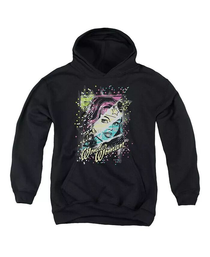 

DC Comics Youth Color Block Hoodie / Толстовка с капюшоном Wonder Woman, черный