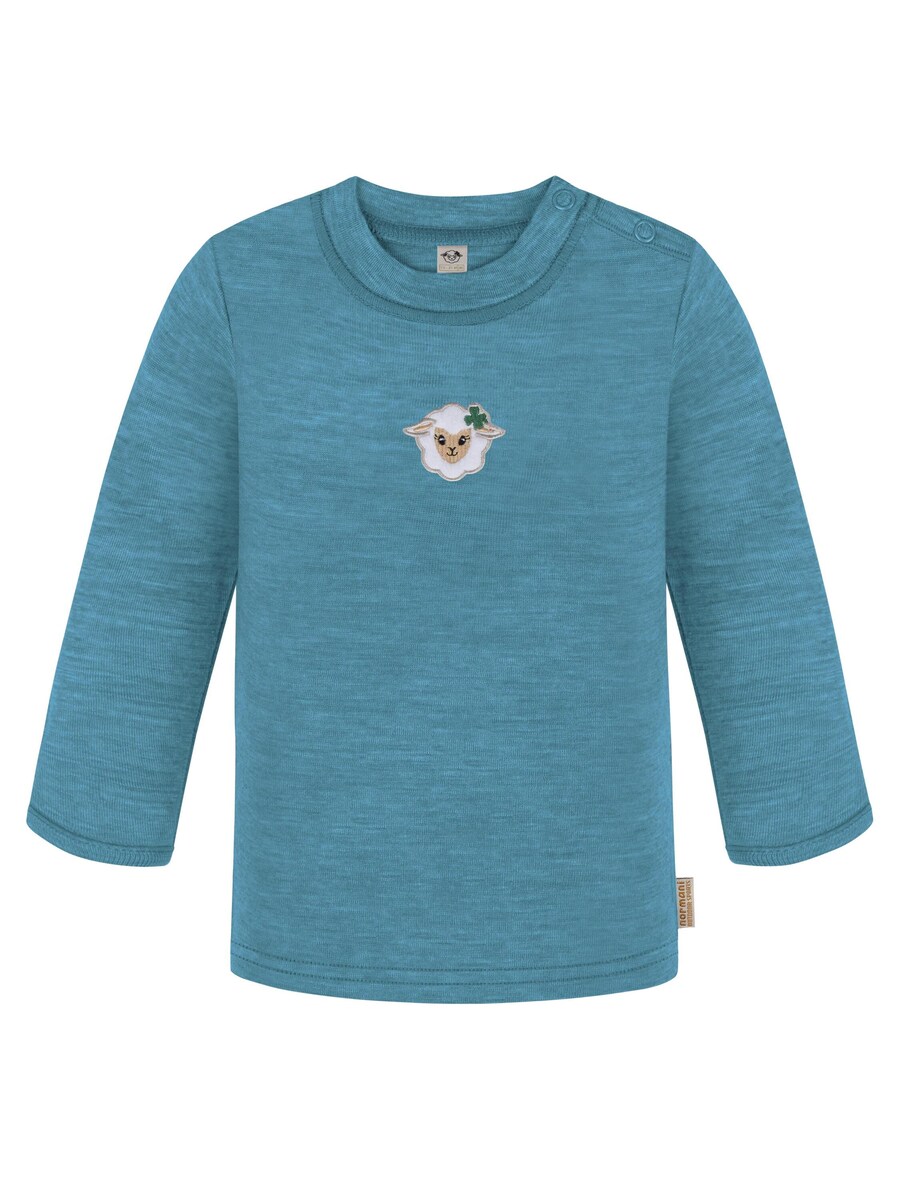 Рубашка normani Taupo, цвет Dark beige/Cyan blue/Dark green — фото 2