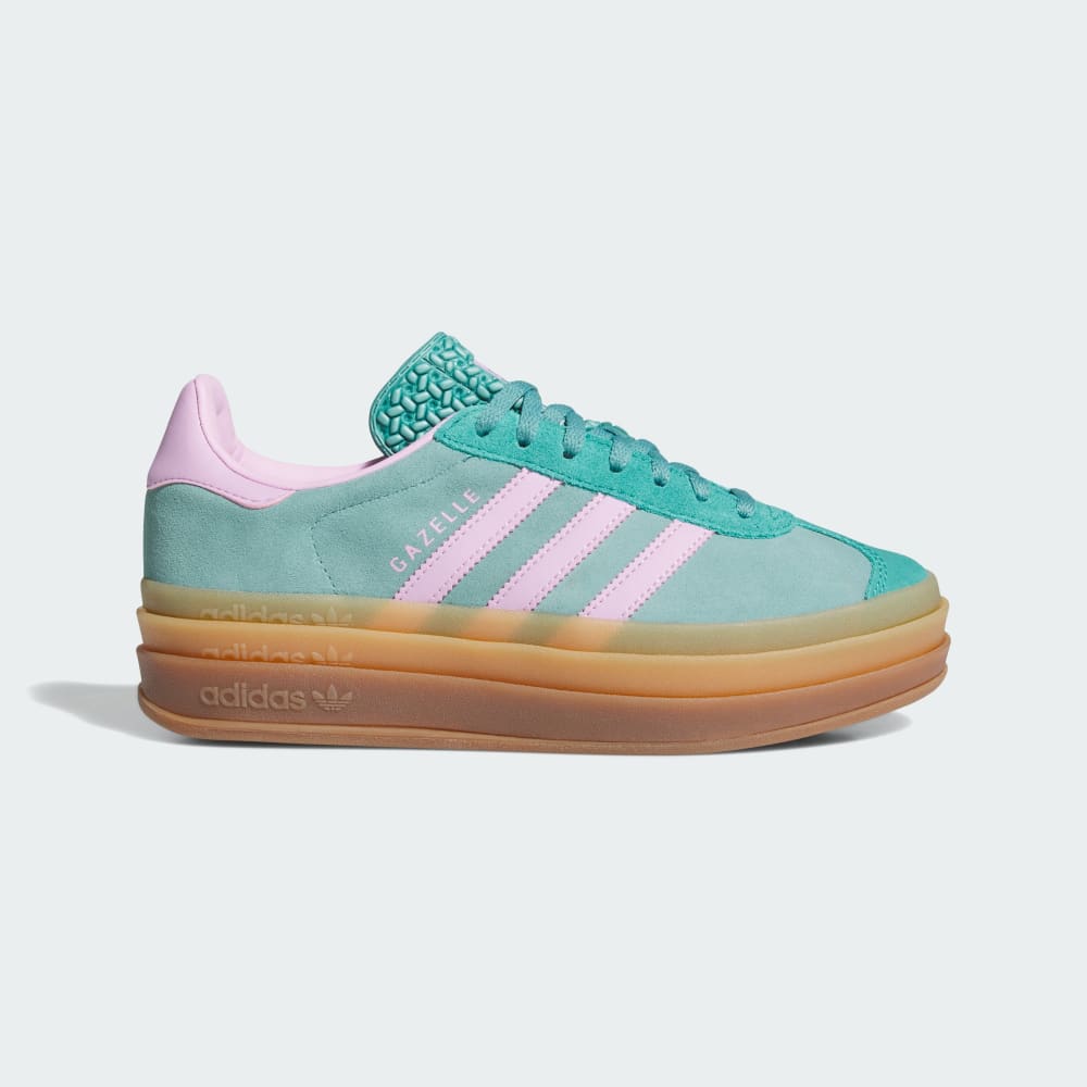 Кроссовки Adidas Gazelle Bold Shoes, цвет Powder Teal/Bliss Lilac/Pure Teal