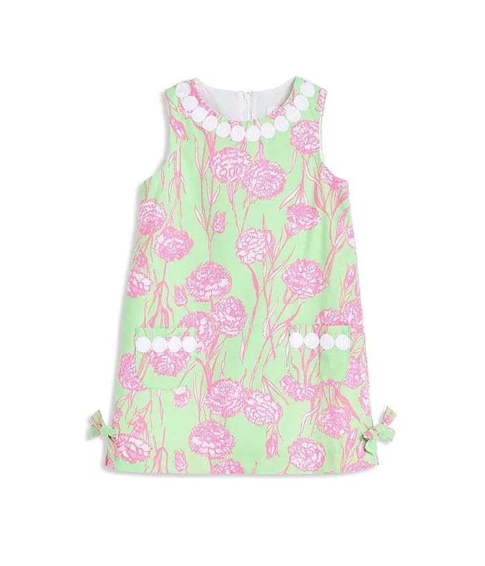 Платье с кружевом и бантами Lilly Pulitzer Kids, Pistachio Macaron Alina