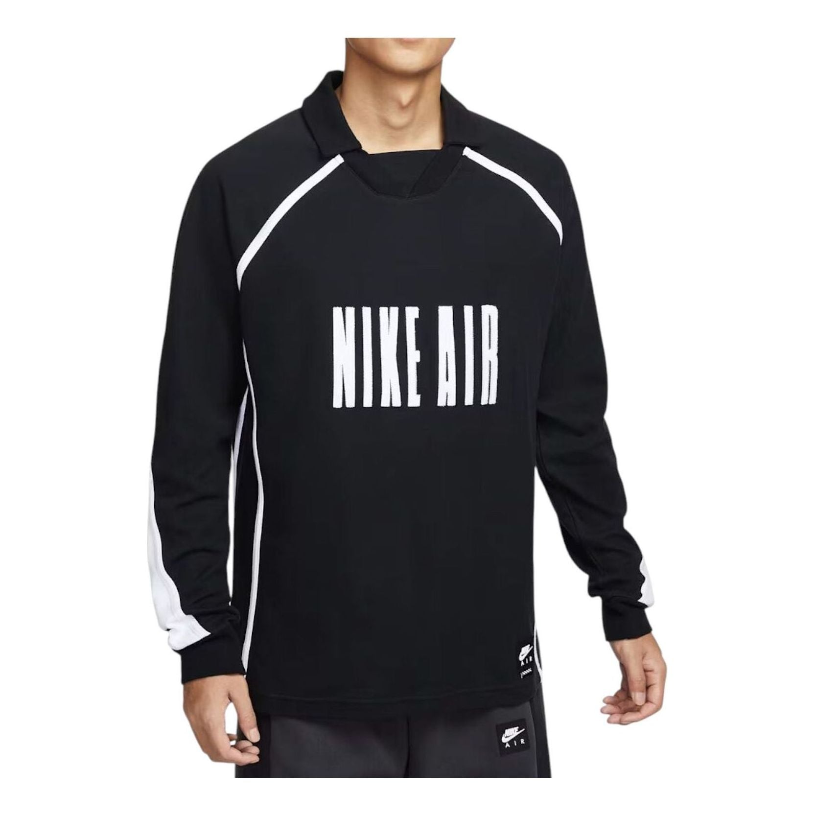 

Футболка Nike Air Long Sleeve Soccer T-Shirt 'Black White'