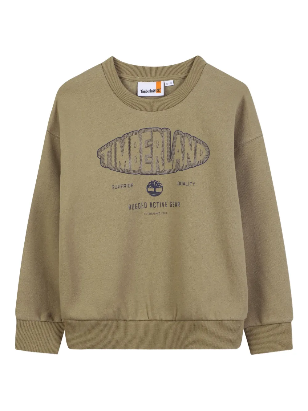 

Толстовка с логотипом Timberland Kids, коричневый
