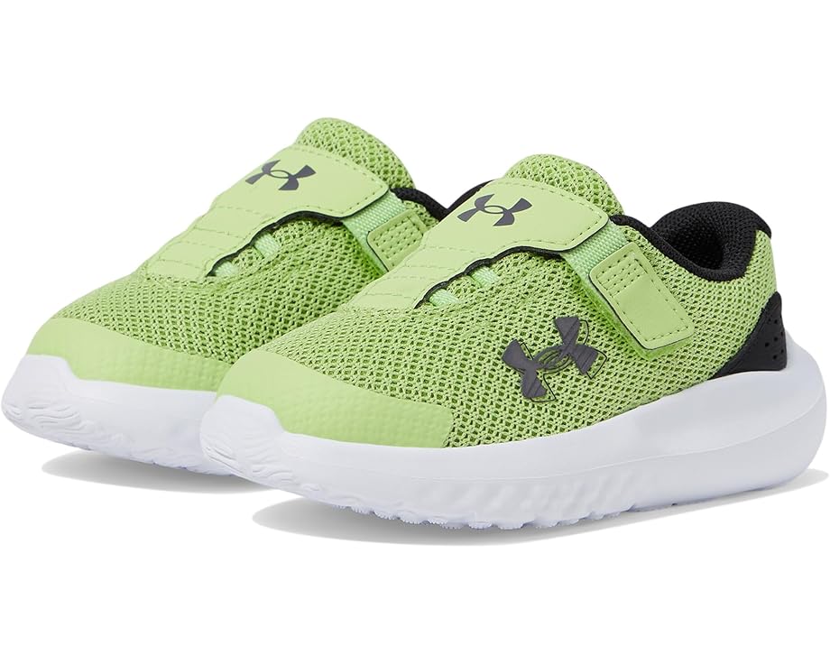 

Кроссовки Under Armour Kids Infant Surge 4 Alternate Closure, цвет Morph Green/Black/Castlerock