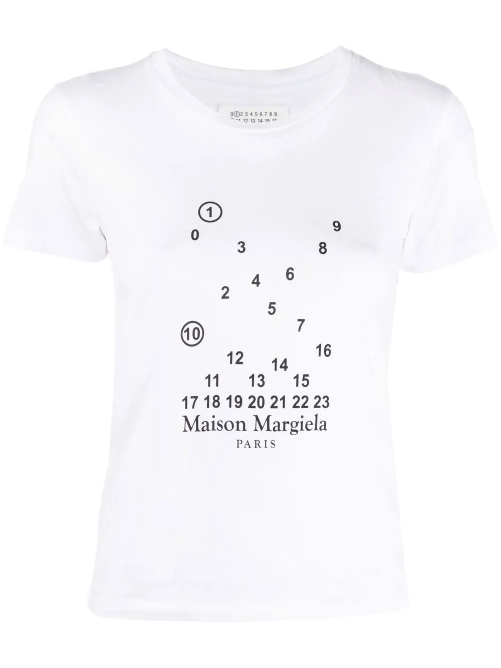 

Футболка с логотипом MAISON MARGIELA, белый