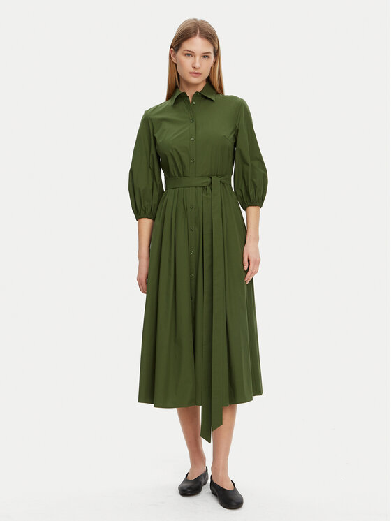 

Платье-Рубашка стандартный крой Kenita 2515221202 Weekend Max Mara, зеленый