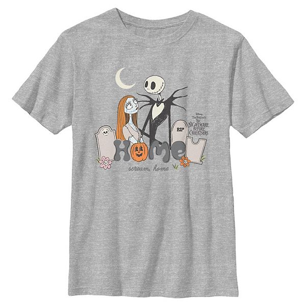 

Футболка с принтом Jack & Sally для мальчиков 6-20 Disney