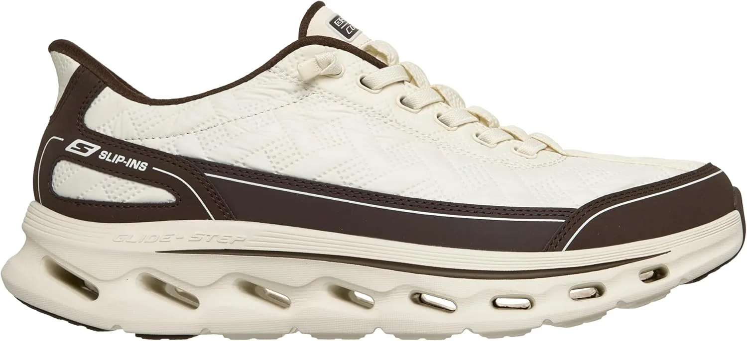 Мужские кроссовки Skechers Go Walk Glide-Step 2.0 Cozy Walker, коричневый/бежевый — фото 4