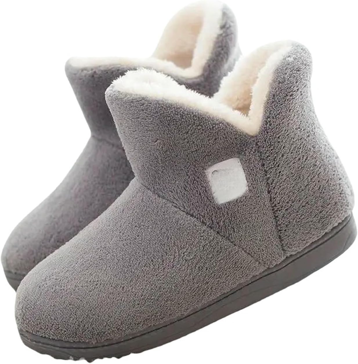 

Домашние хлопковые тапочки Женские зимние хлопковые ботинки Тапочки Мужские и женские теплые домашние туфли Леди Тапочки для дома Uebherv, B