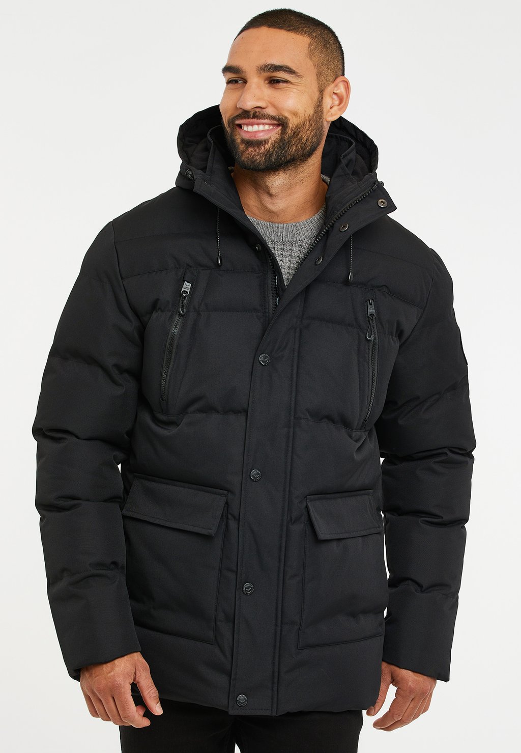 

Зимняя куртка JACKTON Threadbare, черный